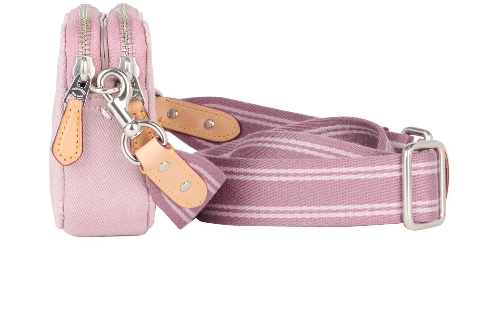 Kira Crossbody, &pound;90, Handbags, Purple, Fabric, Bottom view